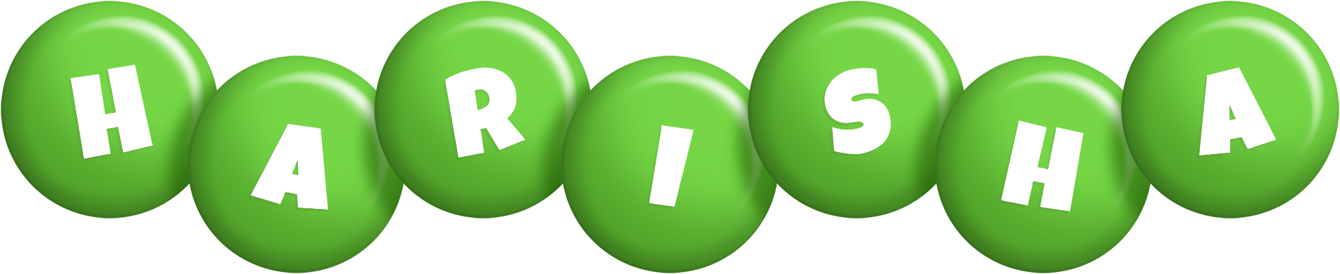 Harisha candy-green logo