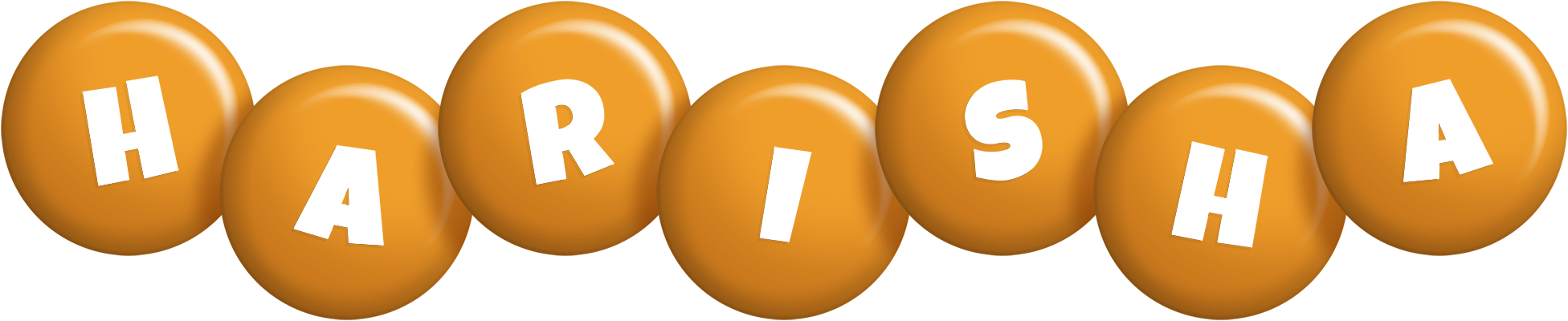 Harisha candy-orange logo