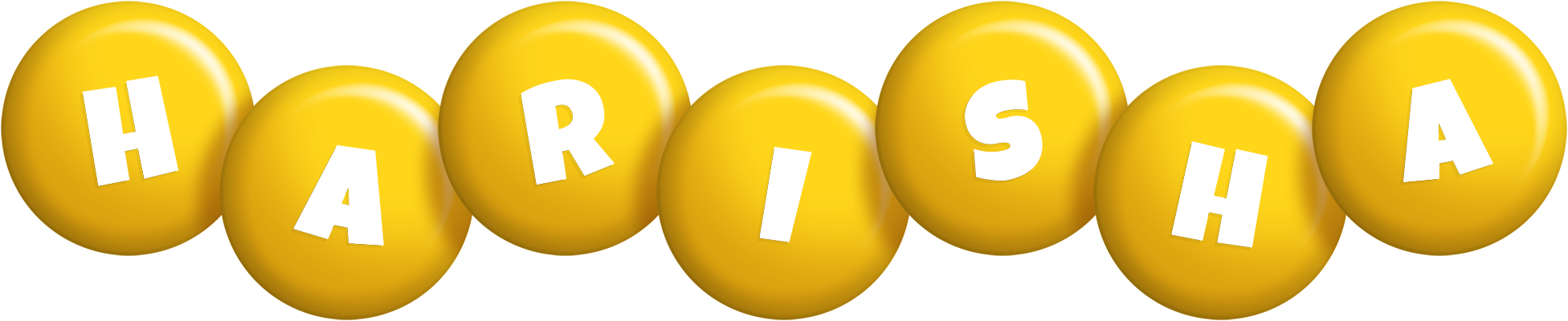 Harisha candy-yellow logo