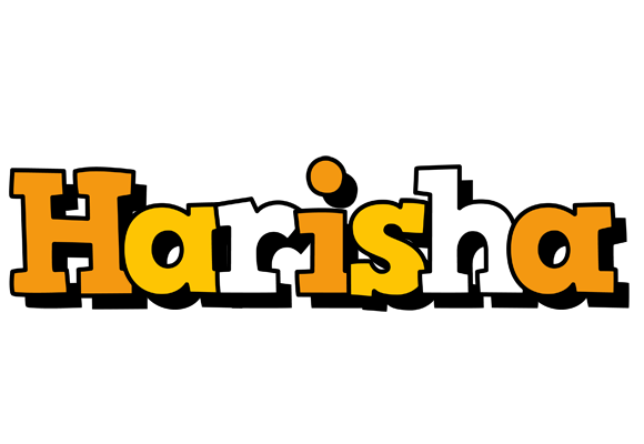 Harisha cartoon logo