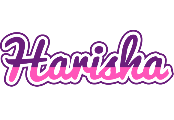 Harisha cheerful logo