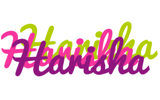 Harisha flowers logo