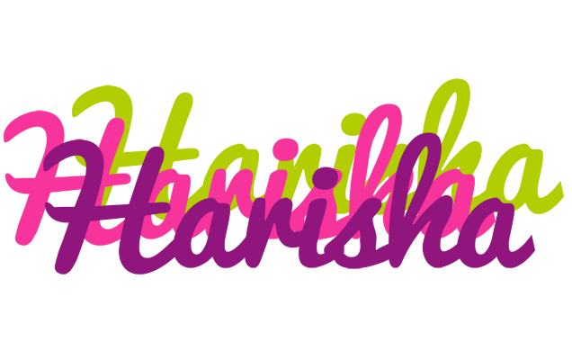 Harisha flowers logo