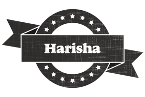 Harisha grunge logo