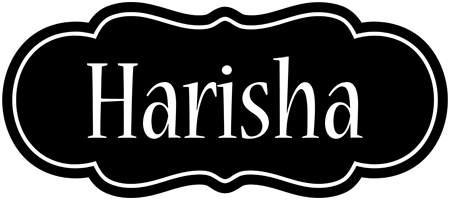 Harisha welcome logo