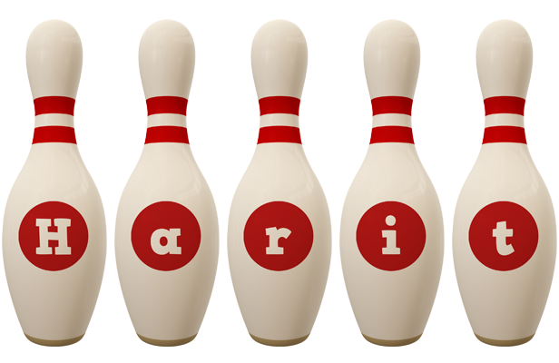 Harit bowling-pin logo