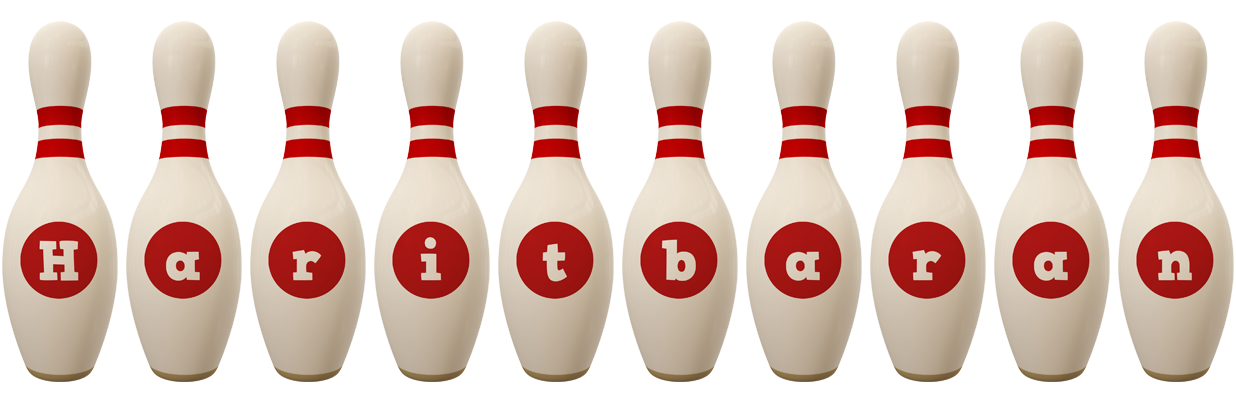 Haritbaran bowling-pin logo