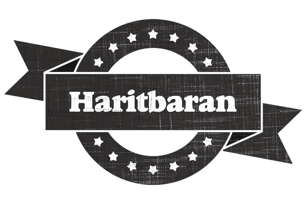 Haritbaran grunge logo