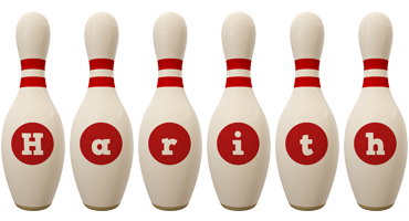 Harith bowling-pin logo