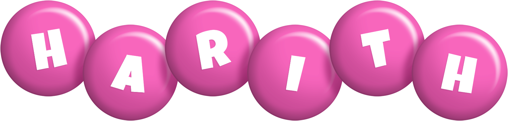 Harith candy-pink logo