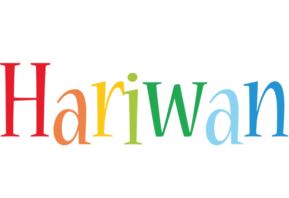 Hariwan birthday logo