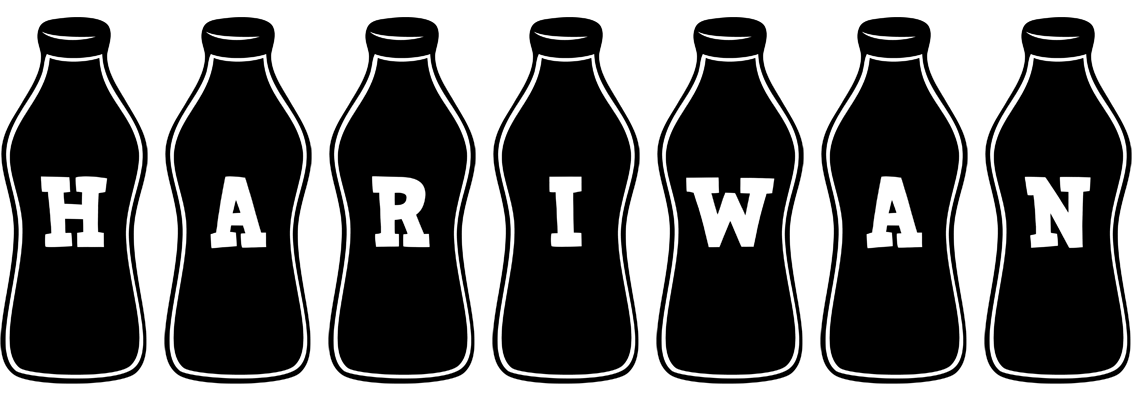 Hariwan bottle logo