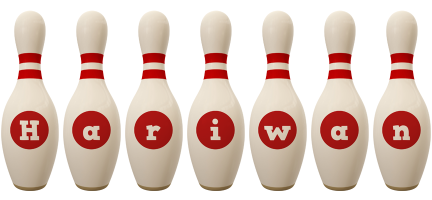 Hariwan bowling-pin logo