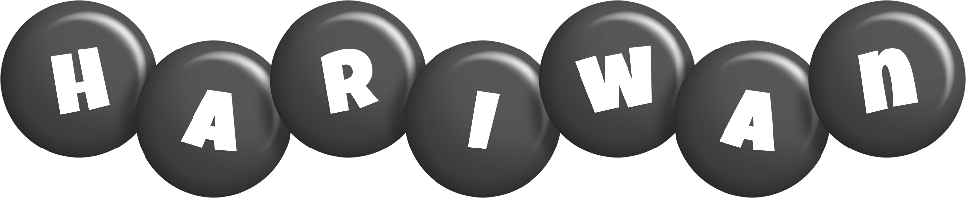 Hariwan candy-black logo