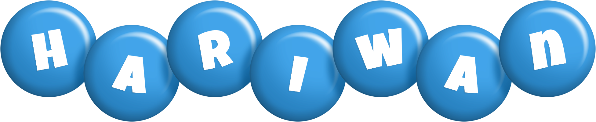 Hariwan candy-blue logo
