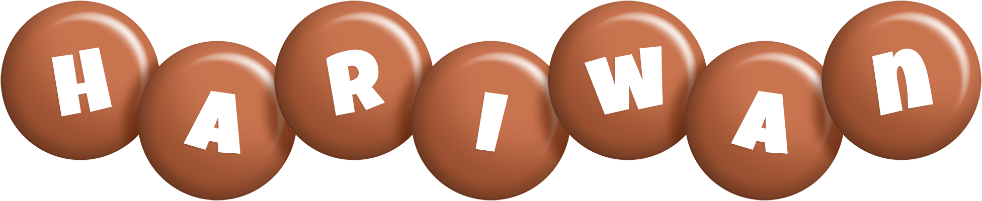 Hariwan candy-brown logo