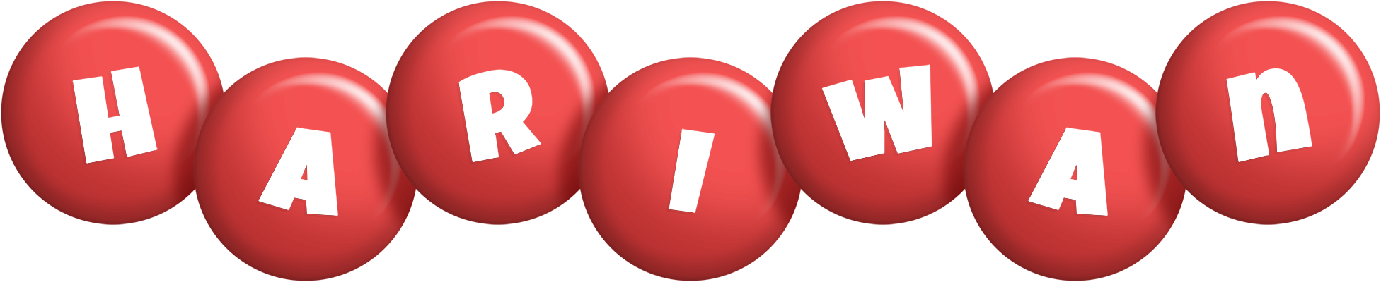 Hariwan candy-red logo