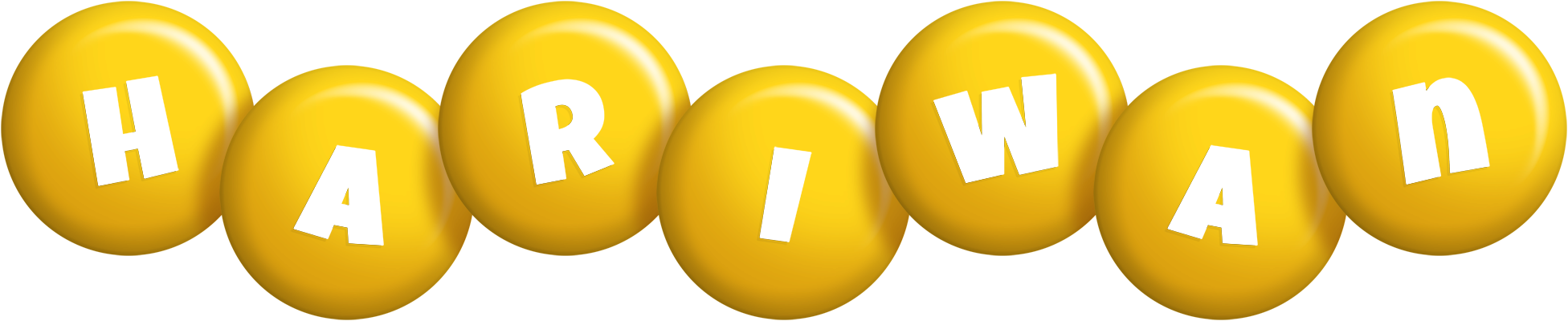 Hariwan candy-yellow logo