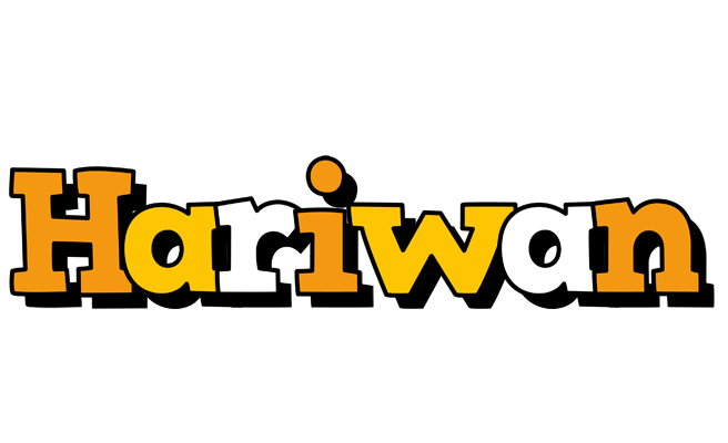 Hariwan cartoon logo