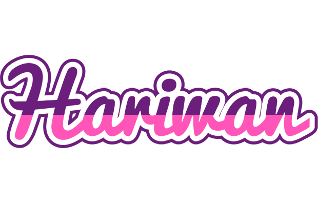 Hariwan cheerful logo