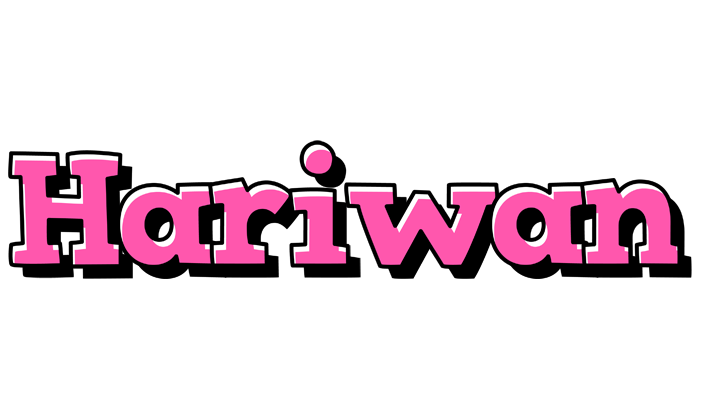Hariwan girlish logo