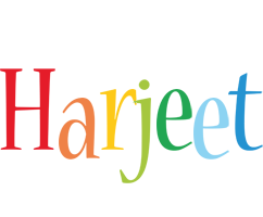 Harjeet birthday logo