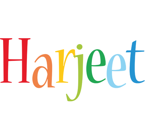 Harjeet birthday logo