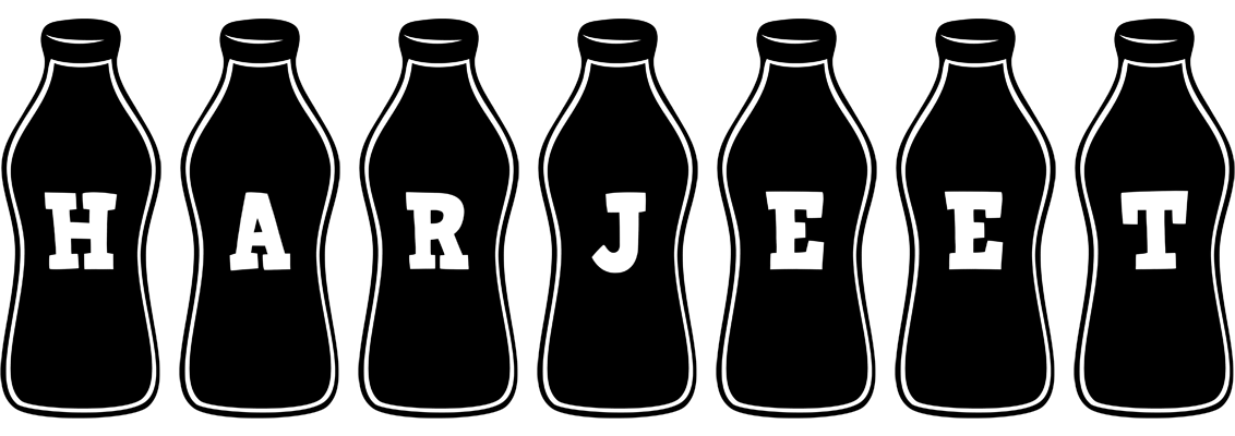 Harjeet bottle logo