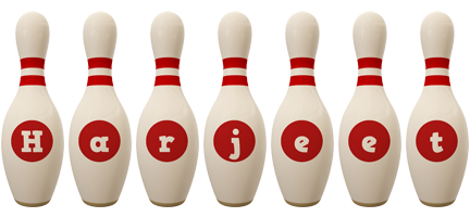 Harjeet bowling-pin logo