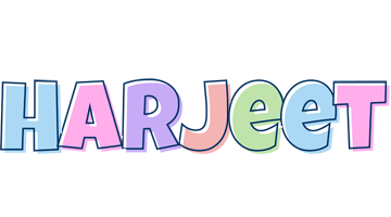 Harjeet pastel logo