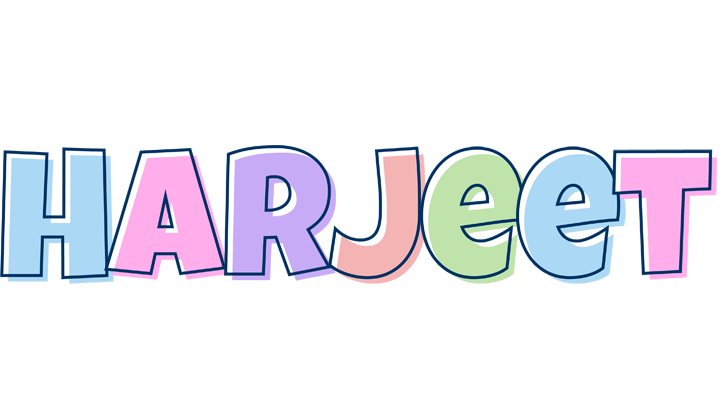Harjeet pastel logo