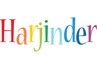 Harjinder birthday logo