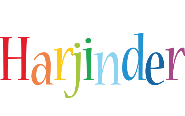 Harjinder birthday logo