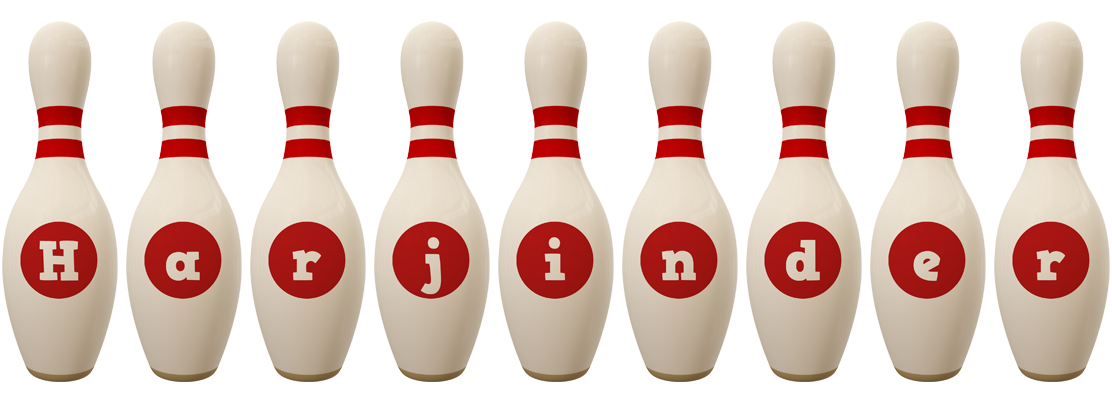Harjinder bowling-pin logo
