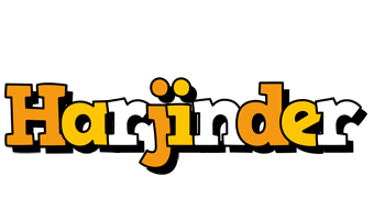 Harjinder cartoon logo