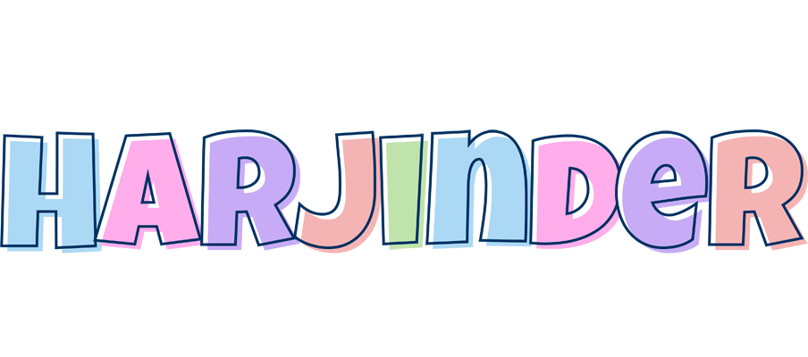Harjinder pastel logo