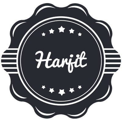 Harjit badge logo