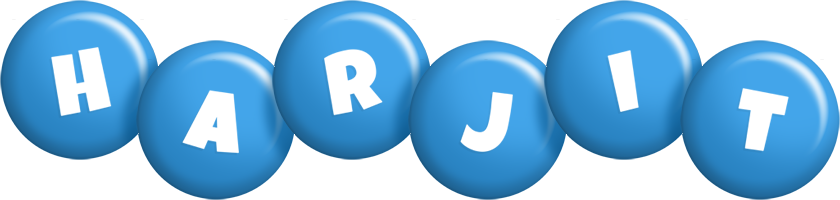 Harjit candy-blue logo