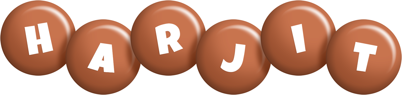 Harjit candy-brown logo