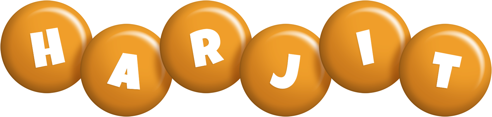 Harjit candy-orange logo