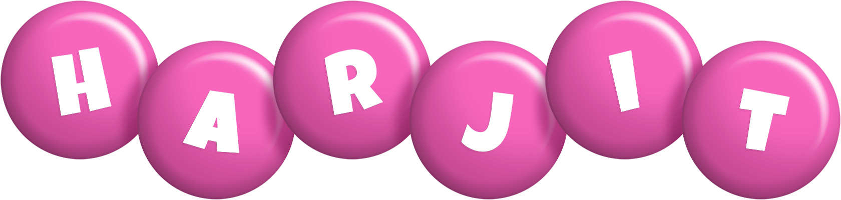 Harjit candy-pink logo