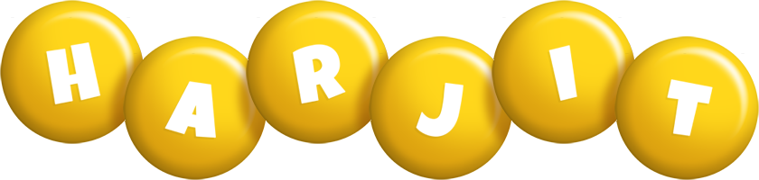 Harjit candy-yellow logo