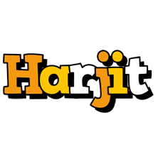 Harjit cartoon logo