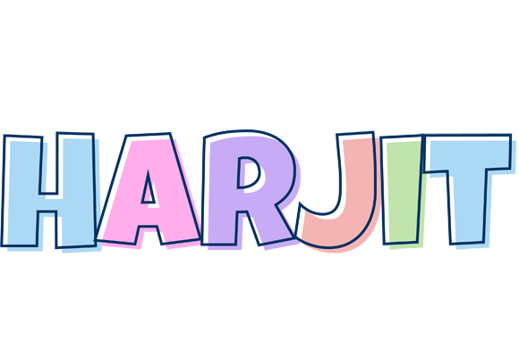 Harjit pastel logo