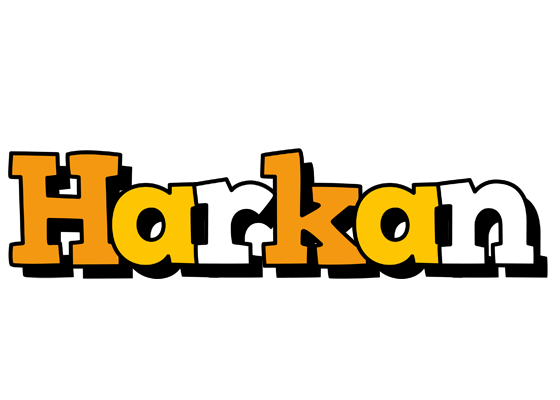 Harkan cartoon logo