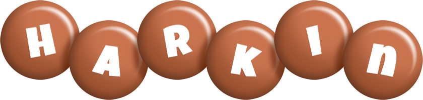 Harkin candy-brown logo