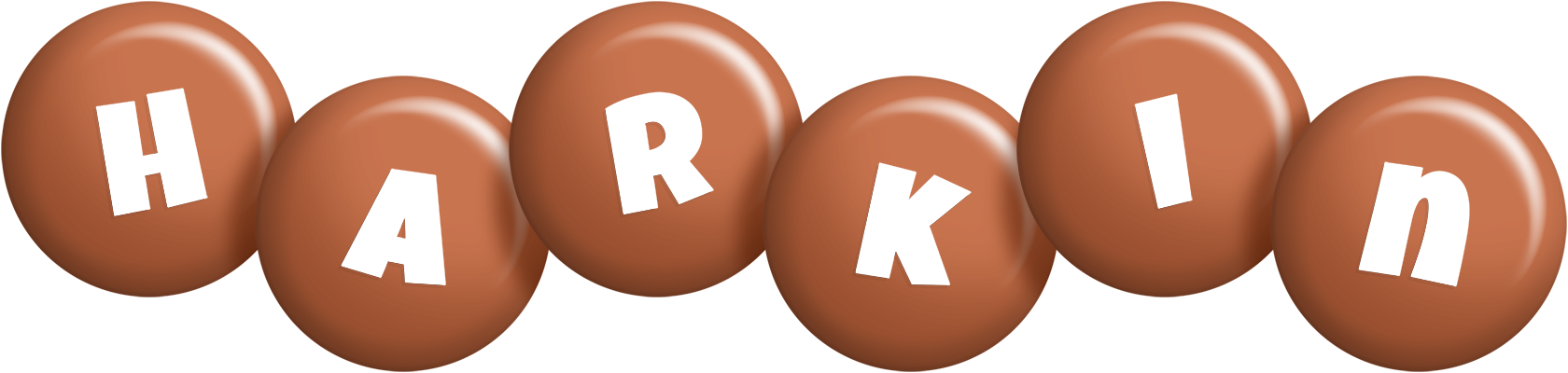 Harkin candy-brown logo
