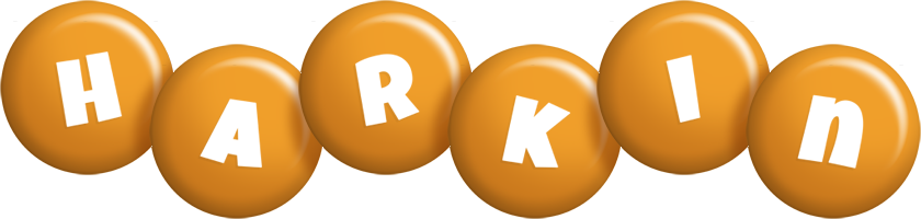 Harkin candy-orange logo