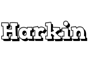 Harkin snowing logo