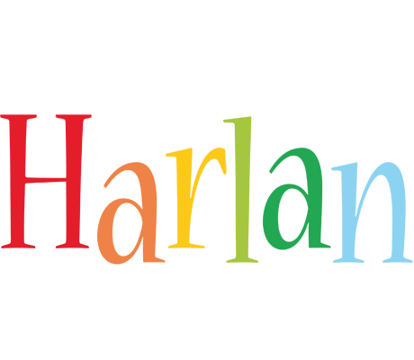 Harlan birthday logo